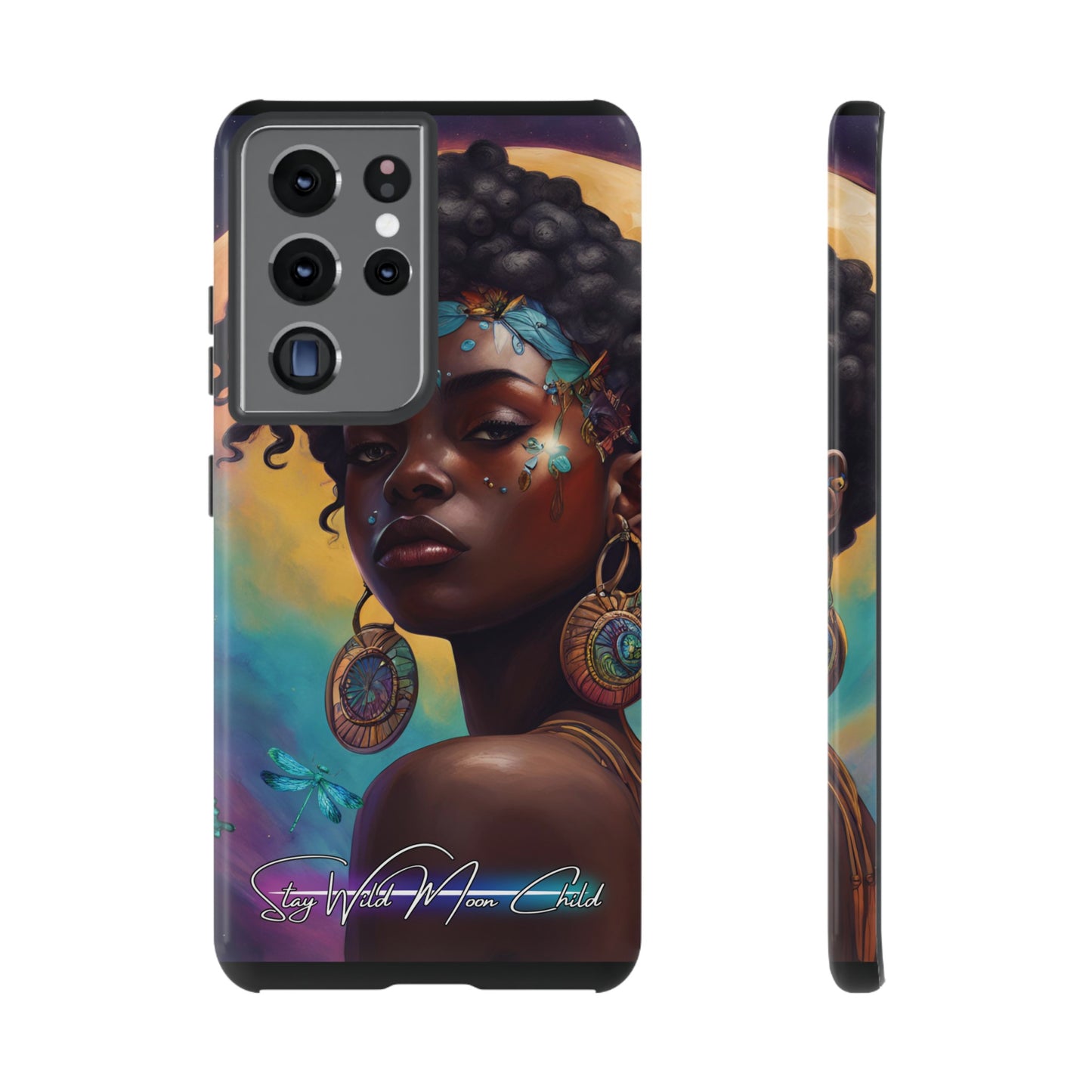 Stay Wild Moon Child - Noir Luminex Phone Case