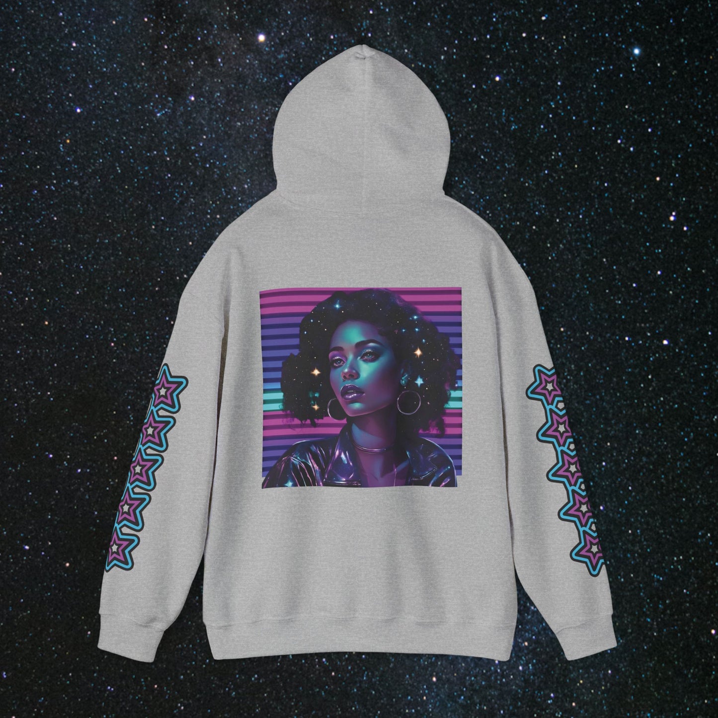 Retro Radiance - Women's Pullover Hoodie