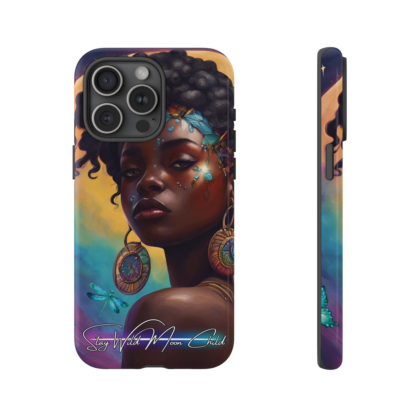 Stay Wild Moon Child - Noir Luminex Phone Case