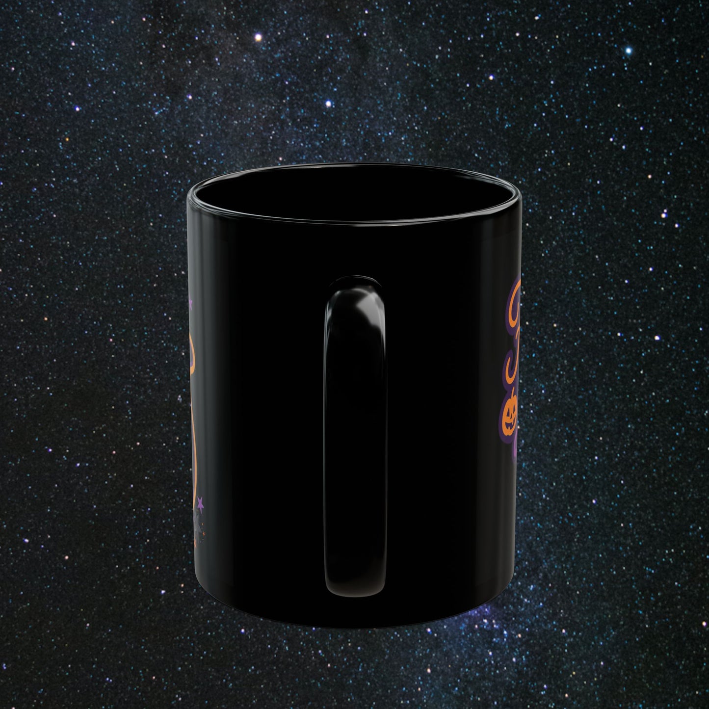 Feline The Vibe Black Mug