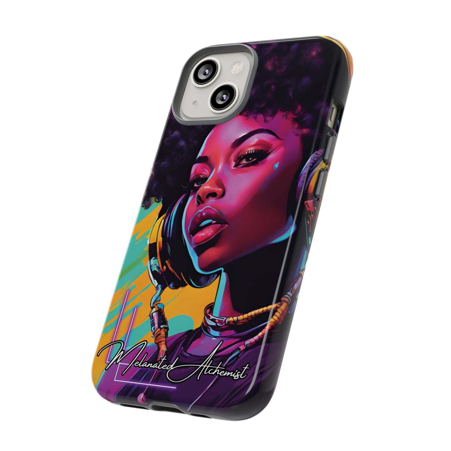 NoirAlchemy Glow - Transmute Woman Luminex Phone Case