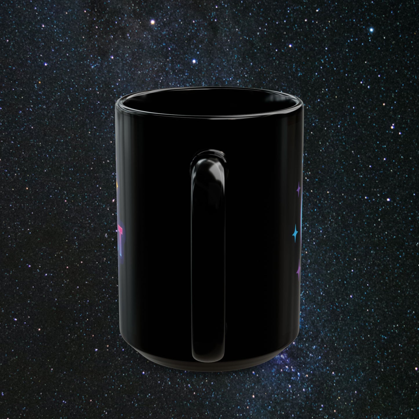 Manifest It Black Mug