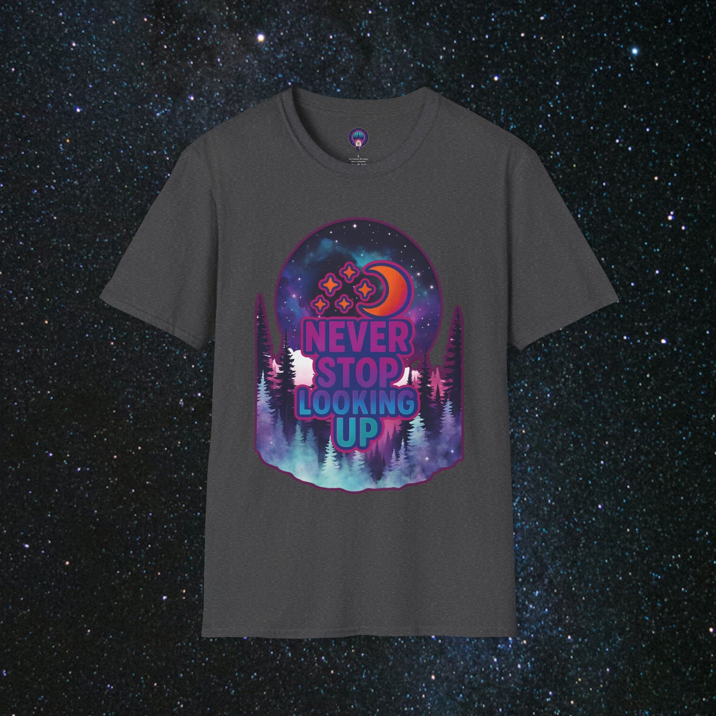 Never Stop Looking Up Softstyle Tee