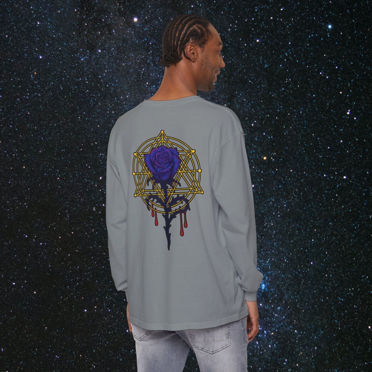 ComoGoth Rose Long Sleeve Tee