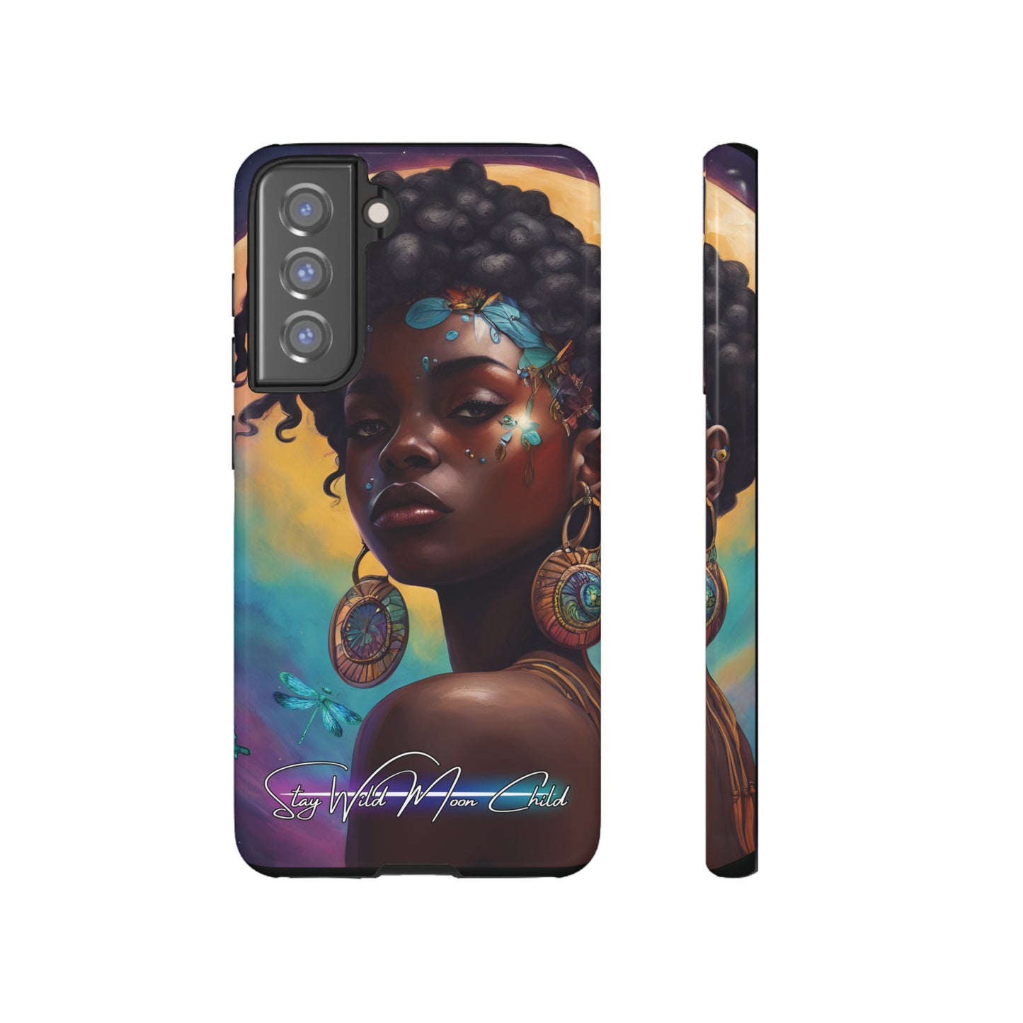 Stay Wild Moon Child - Noir Luminex Phone Case
