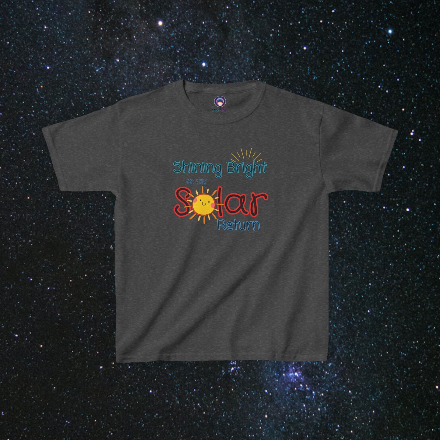 Shining Bright On My Solar Return Kids Tee