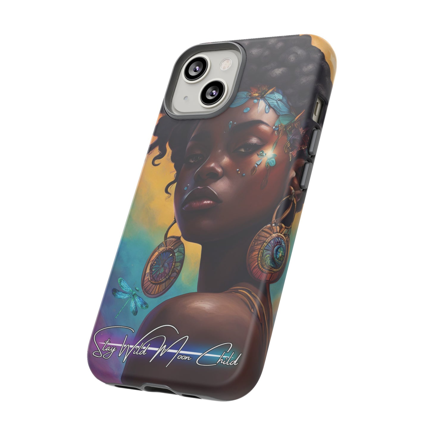 Stay Wild Moon Child - Noir Luminex Phone Case