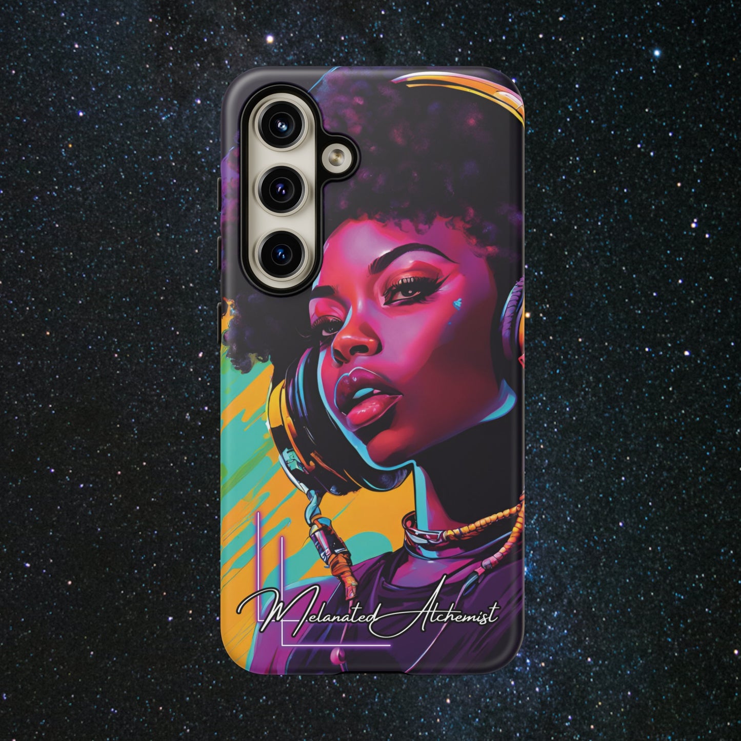 NoirAlchemy Glow - Transmute Woman Luminex Phone Case