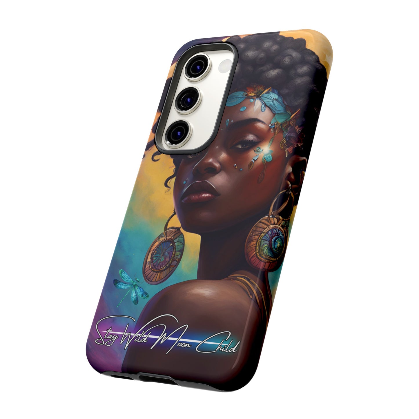 Stay Wild Moon Child - Noir Luminex Phone Case