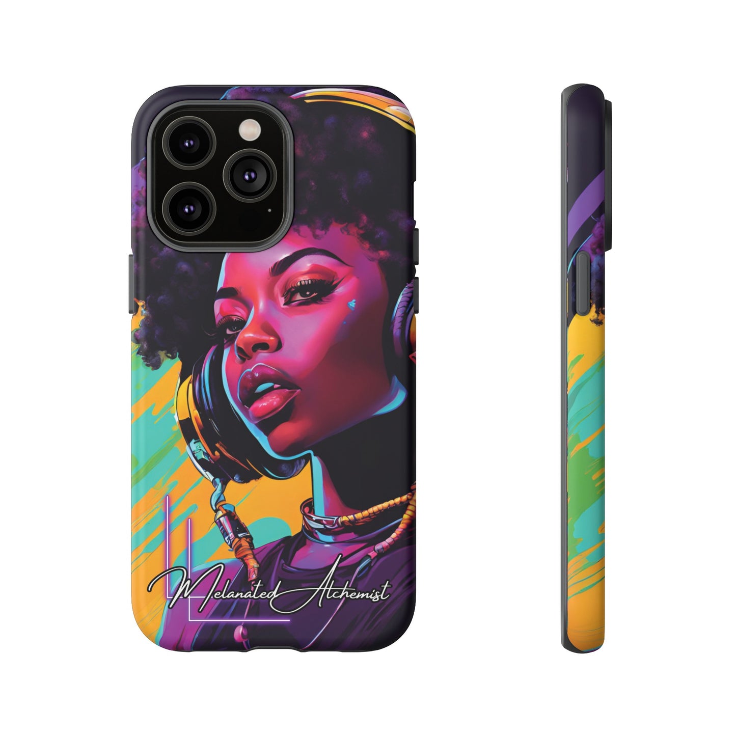 NoirAlchemy Glow - Transmute Woman Luminex Phone Case