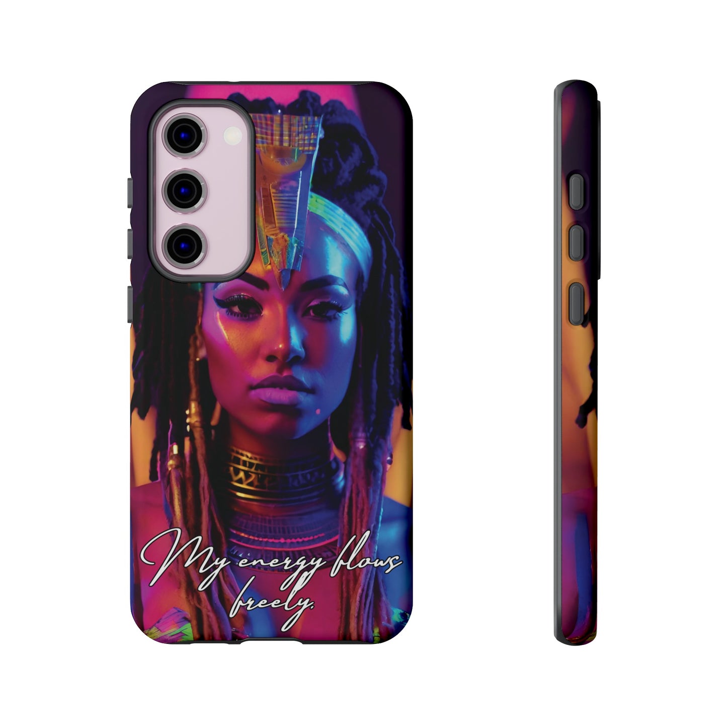 'Neon Goddess' Everflow Luminex Phone Case