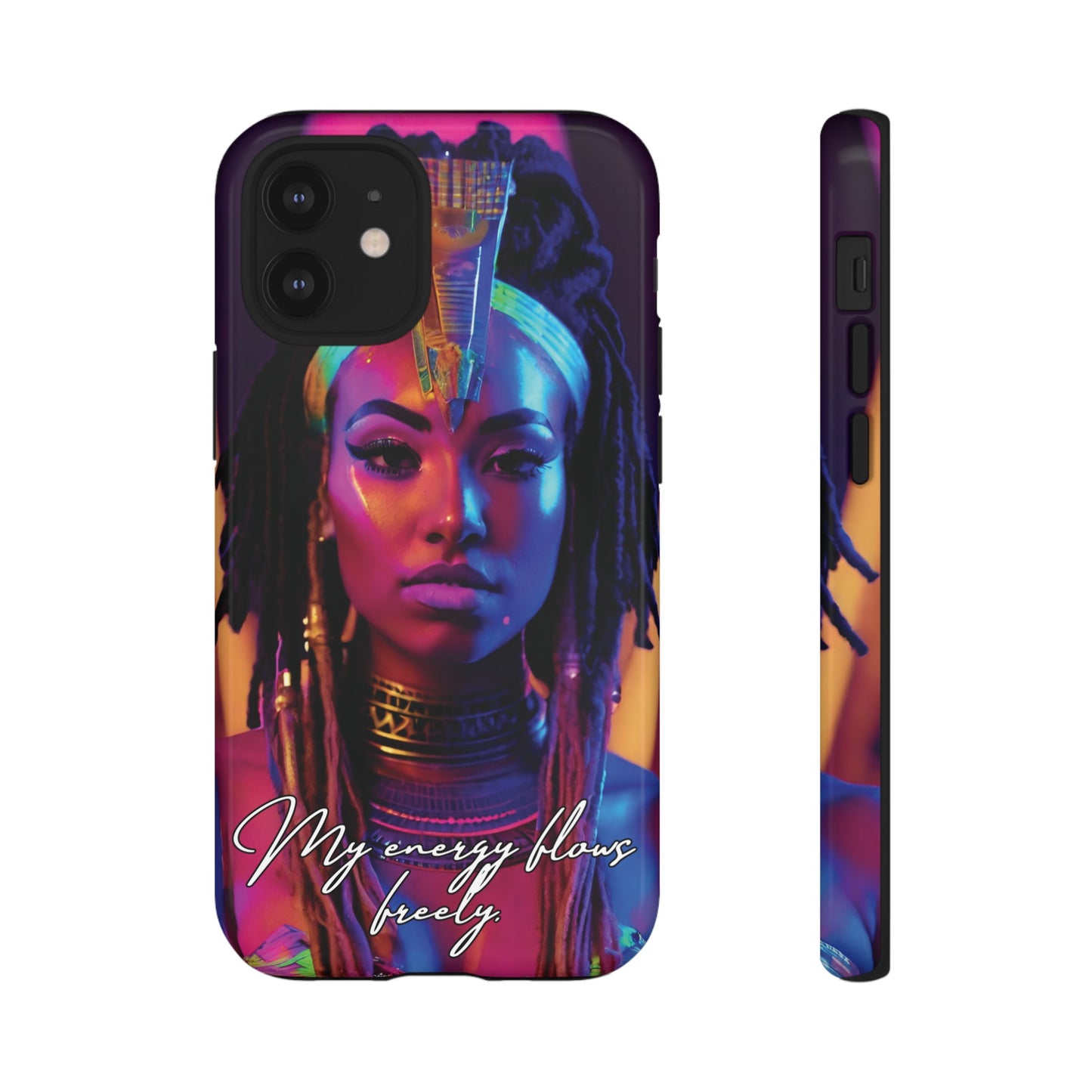 'Neon Goddess' Everflow Luminex Phone Case
