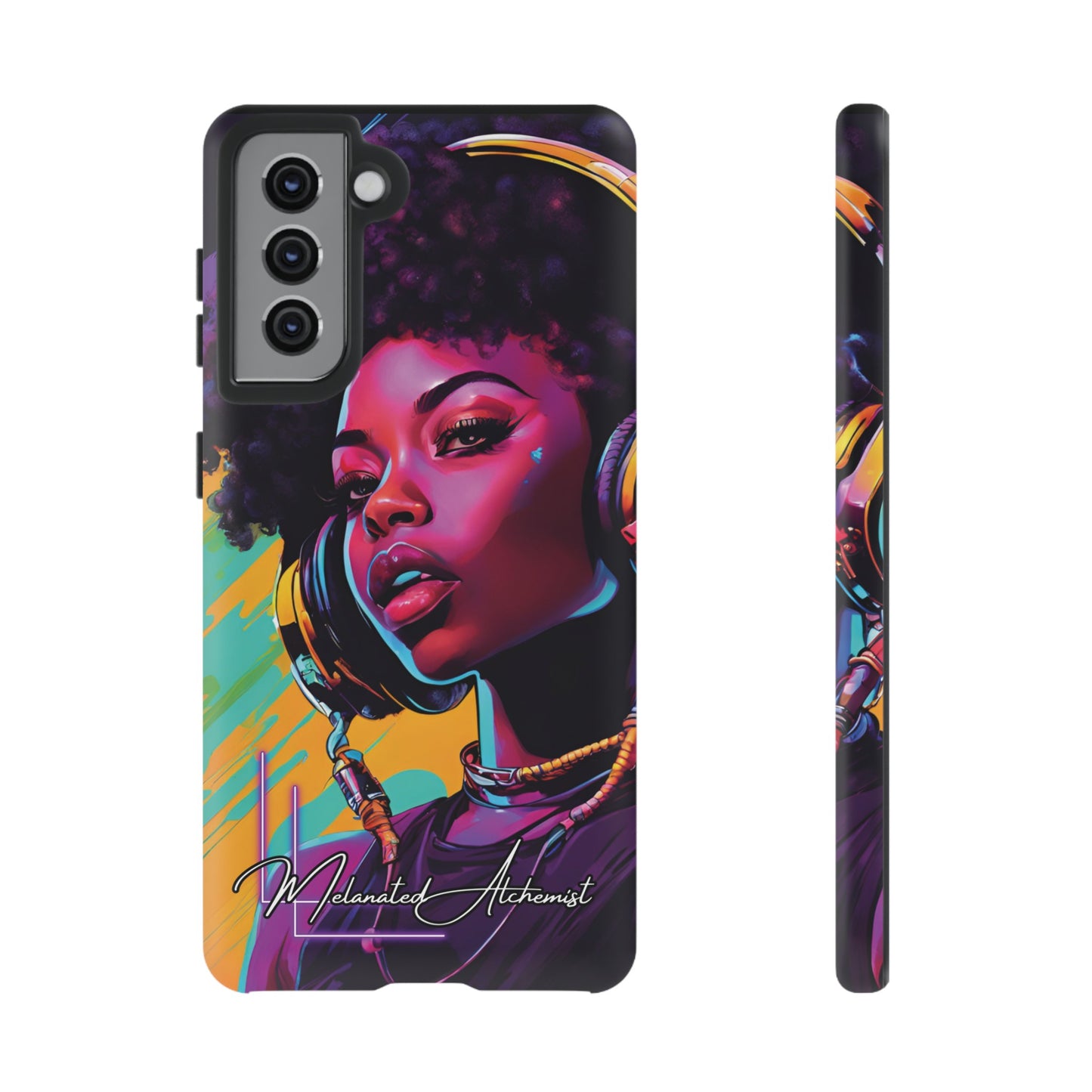 NoirAlchemy Glow - Transmute Woman Luminex Phone Case