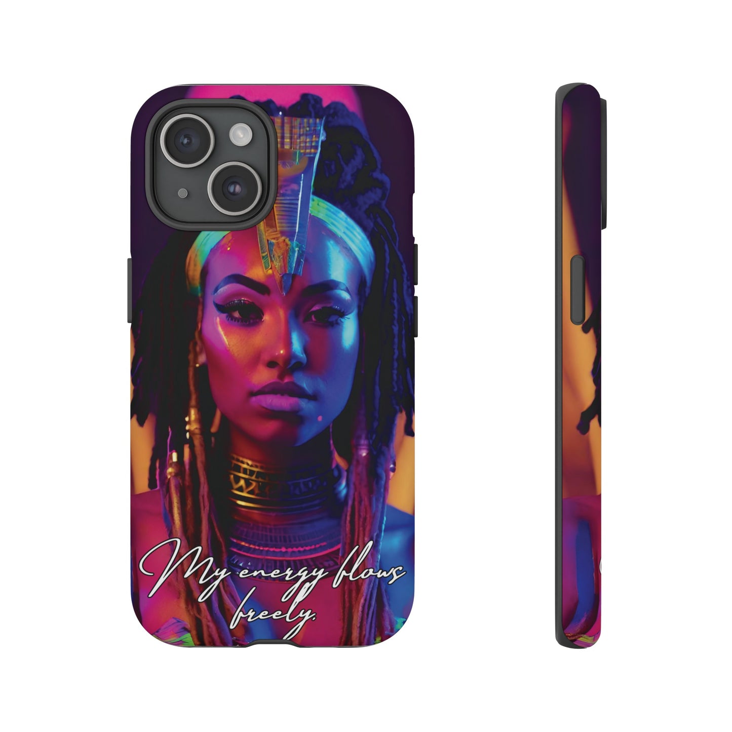 'Neon Goddess' Everflow Luminex Phone Case