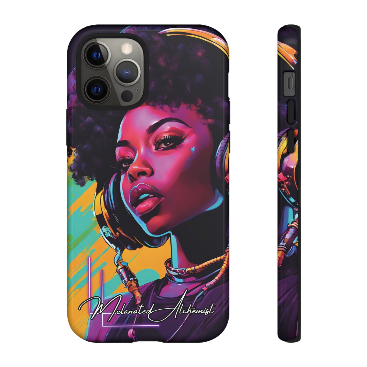 NoirAlchemy Glow - Transmute Woman Luminex Phone Case