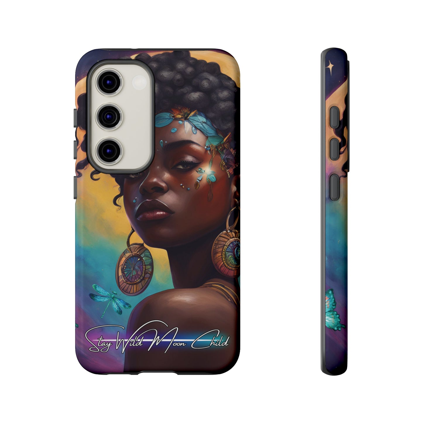 Stay Wild Moon Child - Noir Luminex Phone Case