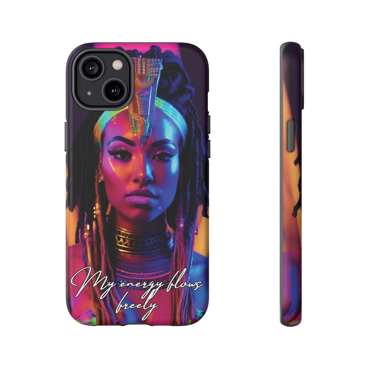 'Neon Goddess' Everflow Luminex Phone Case
