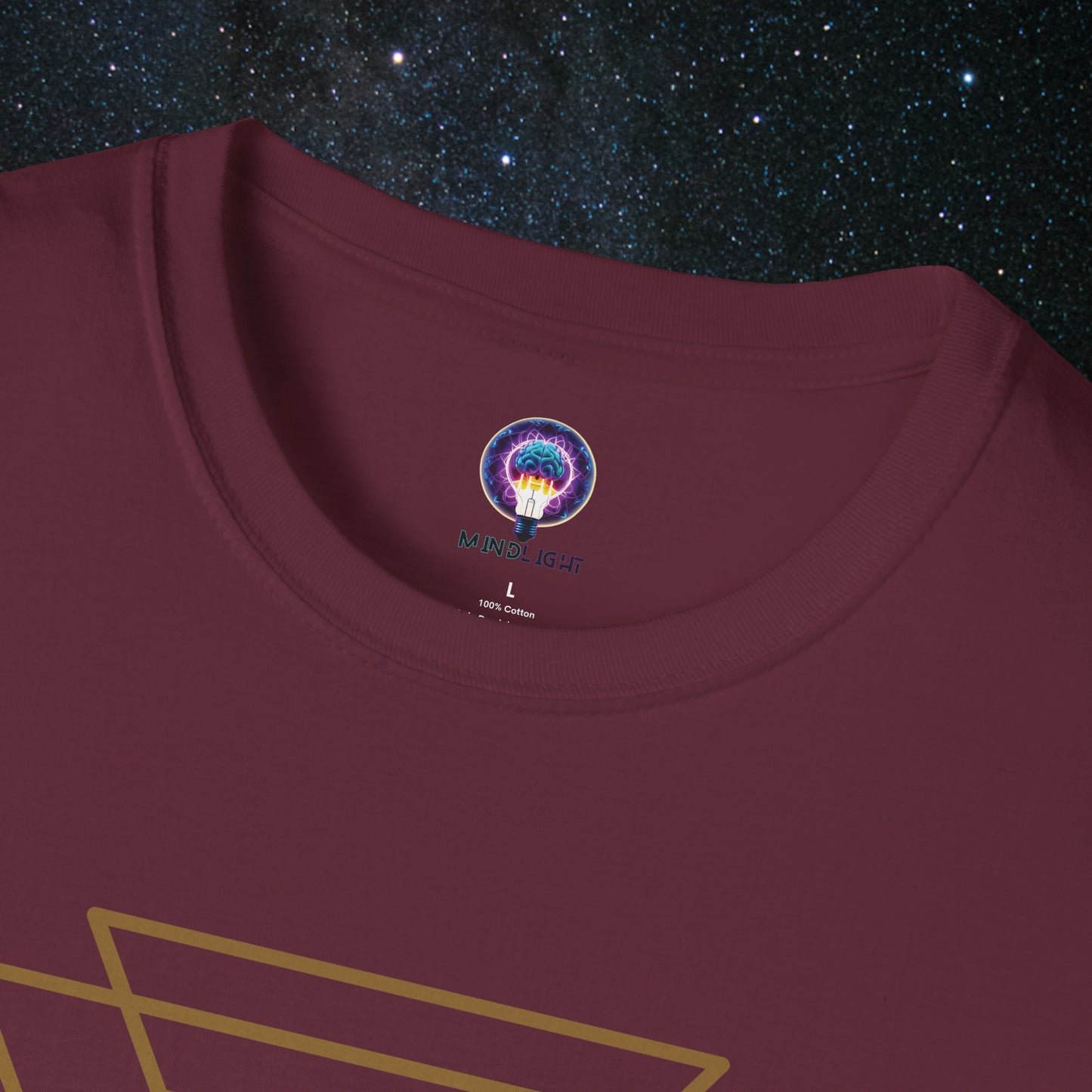 MindLight Epoch's End Unisex Softstyle T-Shirt - MindLight Apparel - MindLight Epoch's End Unisex Softstyle T-Shirt - Cherry Red - S -