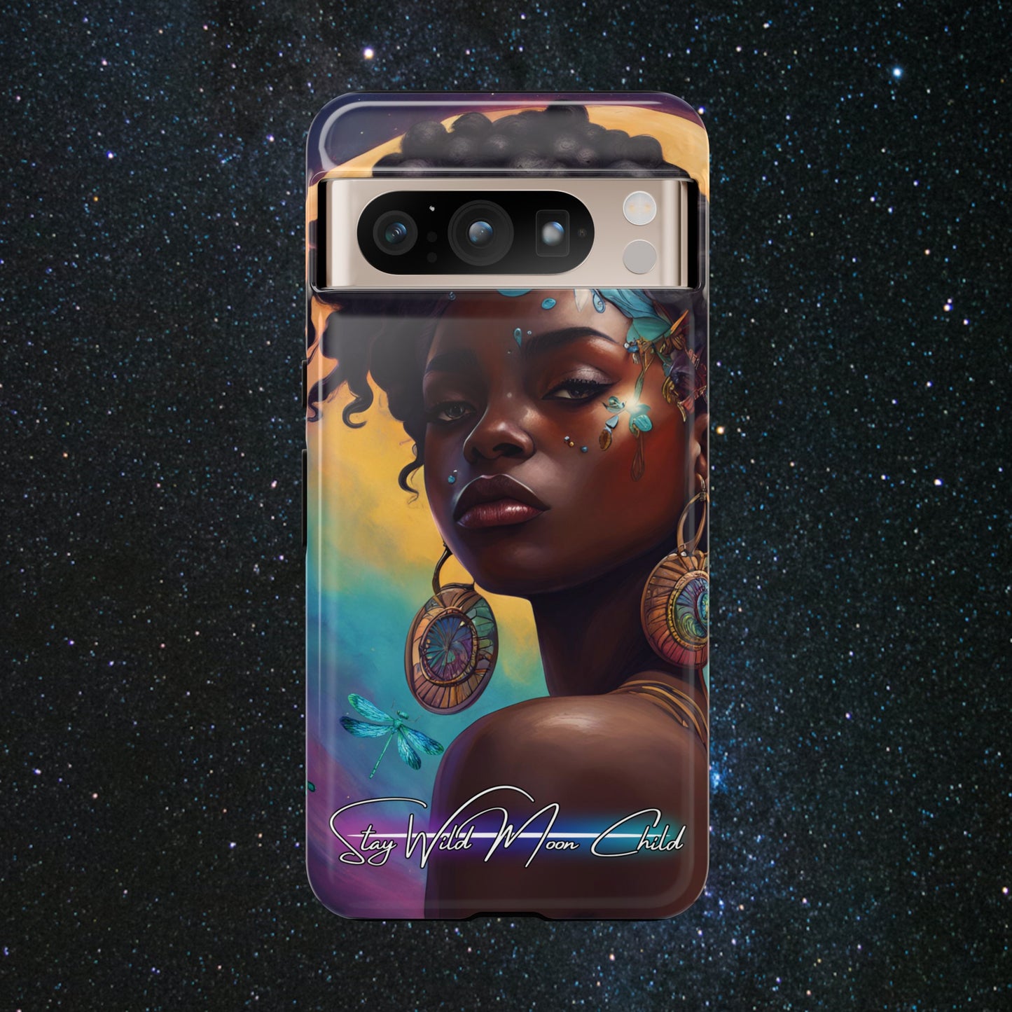 Stay Wild Moon Child - Noir Luminex Phone Case