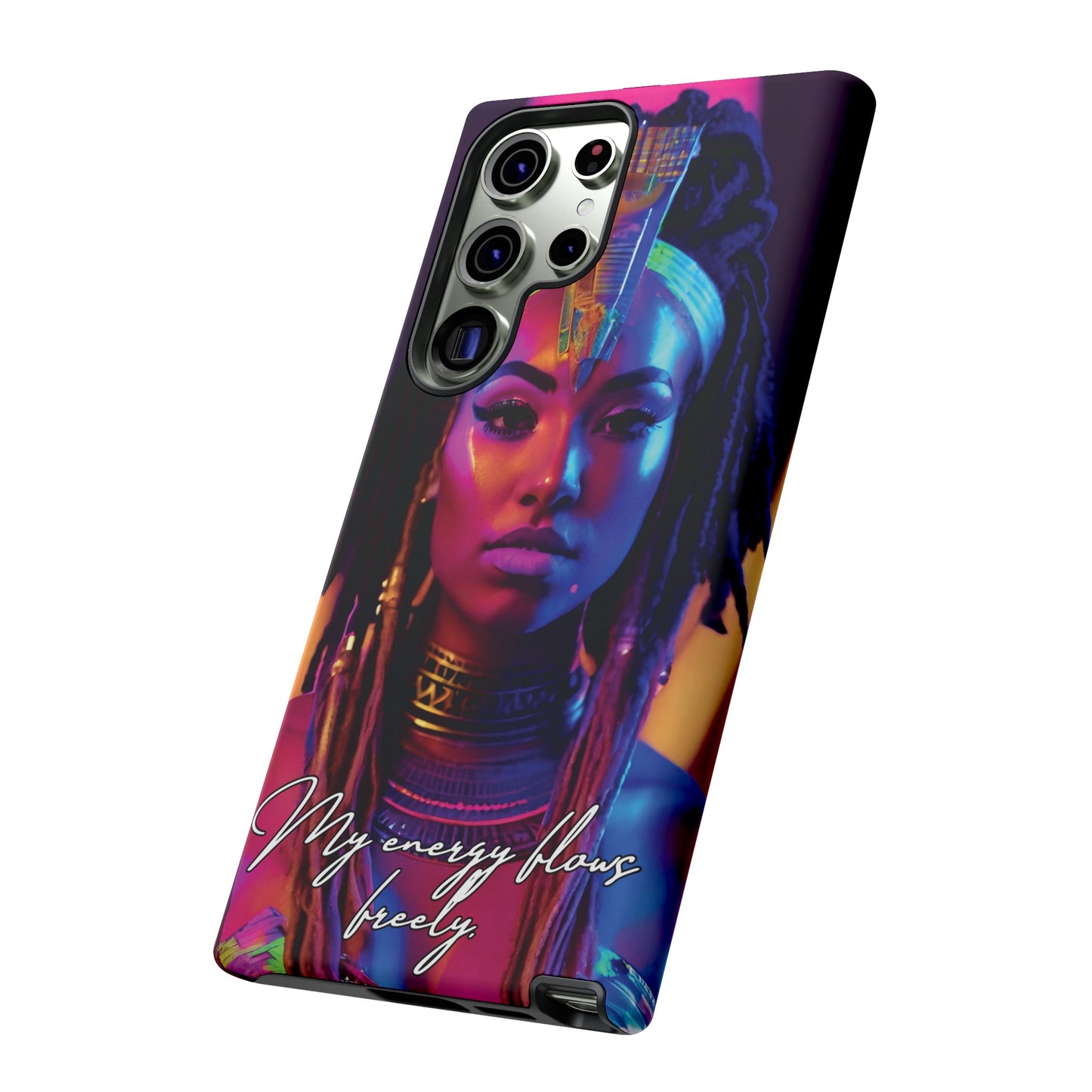 'Neon Goddess' Everflow Luminex Phone Case