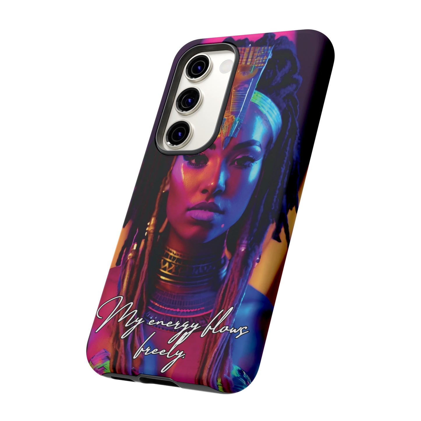 'Neon Goddess' Everflow Luminex Phone Case