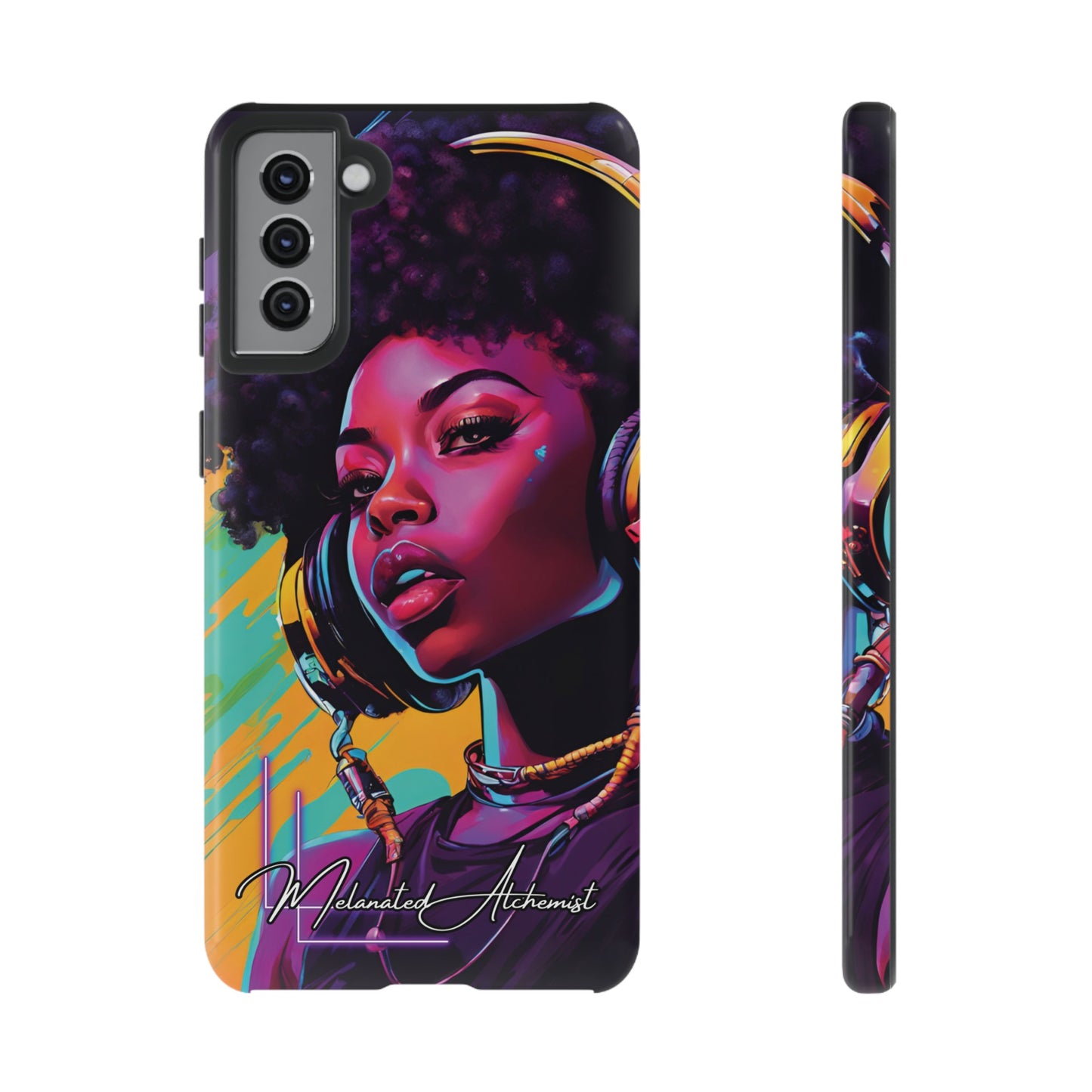 NoirAlchemy Glow - Transmute Woman Luminex Phone Case