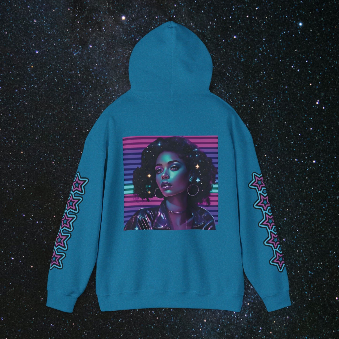 Retro Radiance - Women's Pullover Hoodie