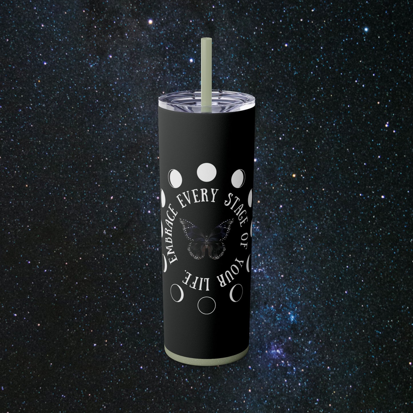 Chrysalis Tumbler - MindLight Apparel - Chrysalis Tumbler - Glossy - Glitter Seascape -