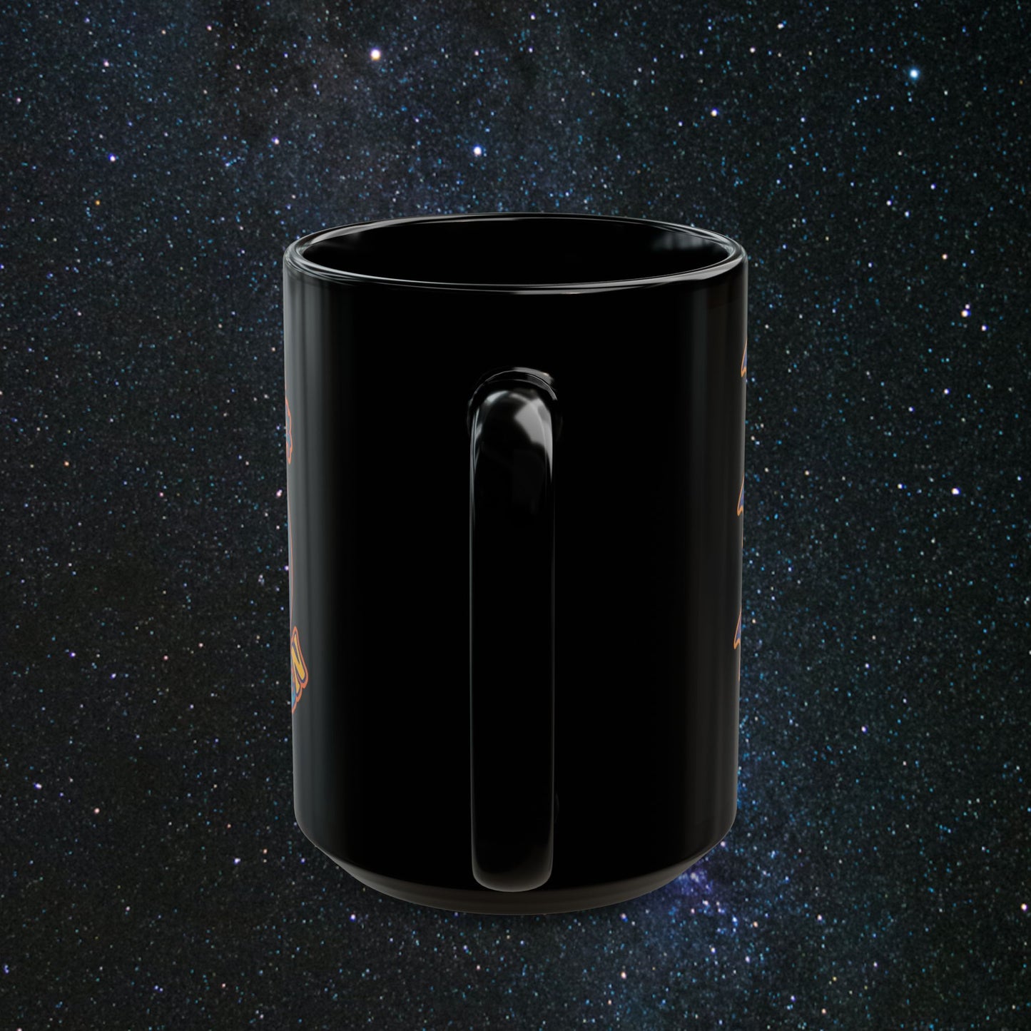 Psychedelic Halloween Black Mug