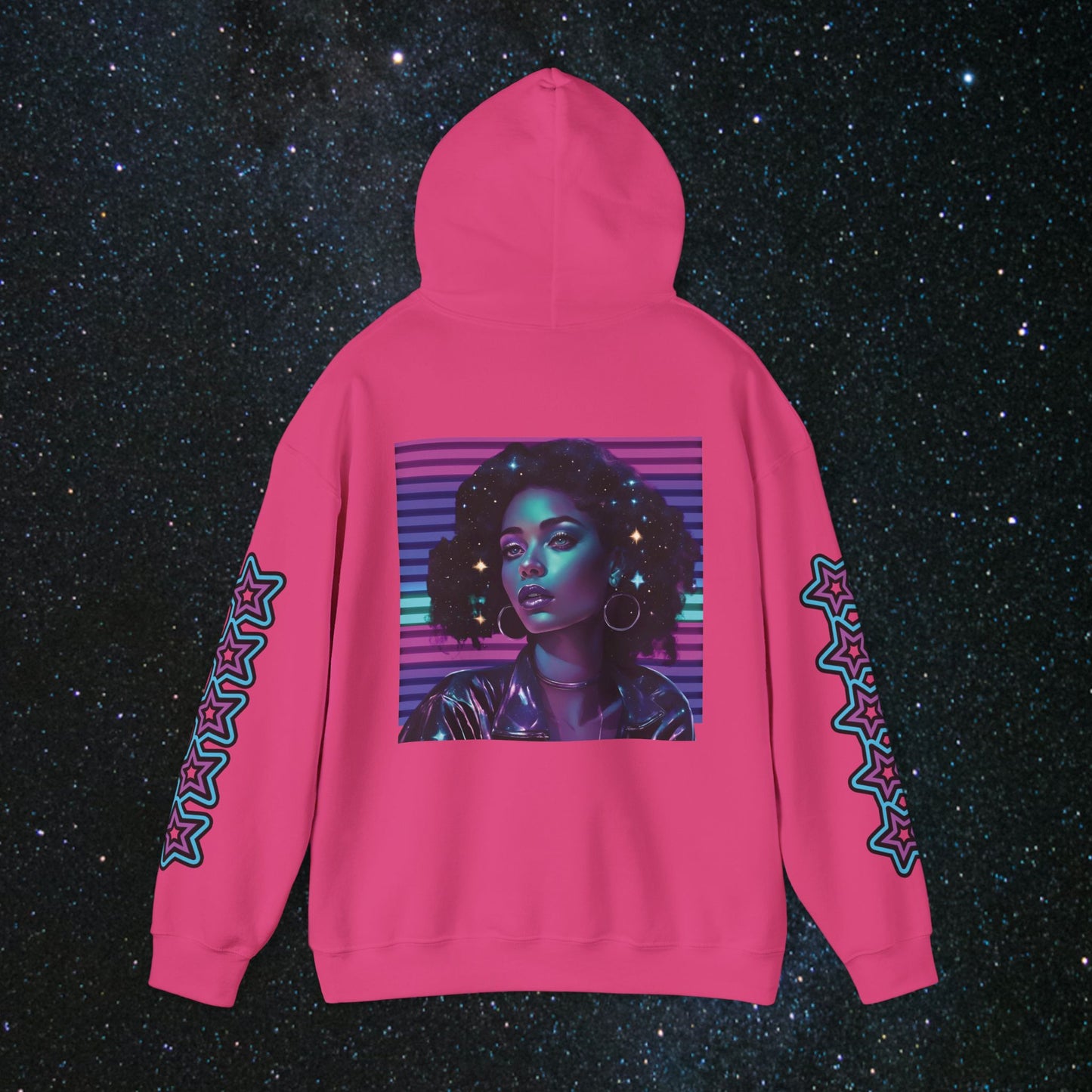 Retro Radiance - Women's Pullover Hoodie