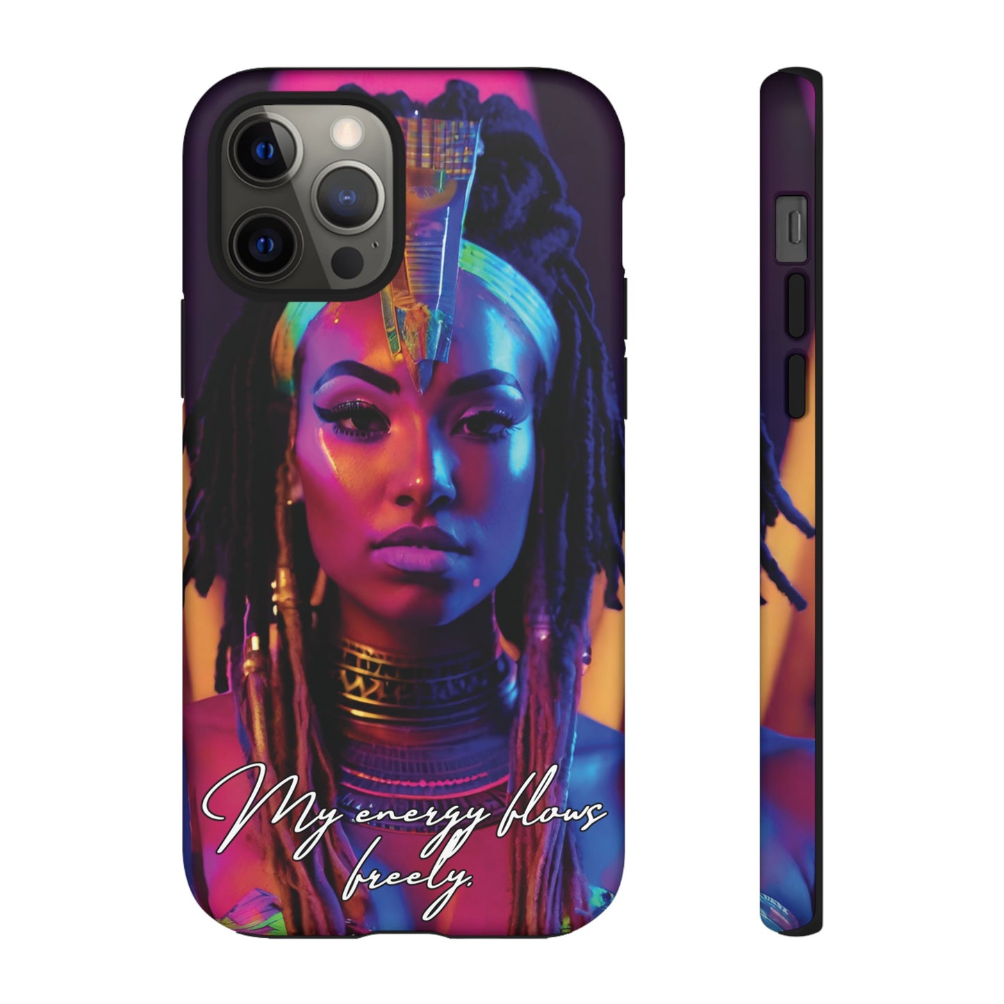 'Neon Goddess' Everflow Luminex Phone Case