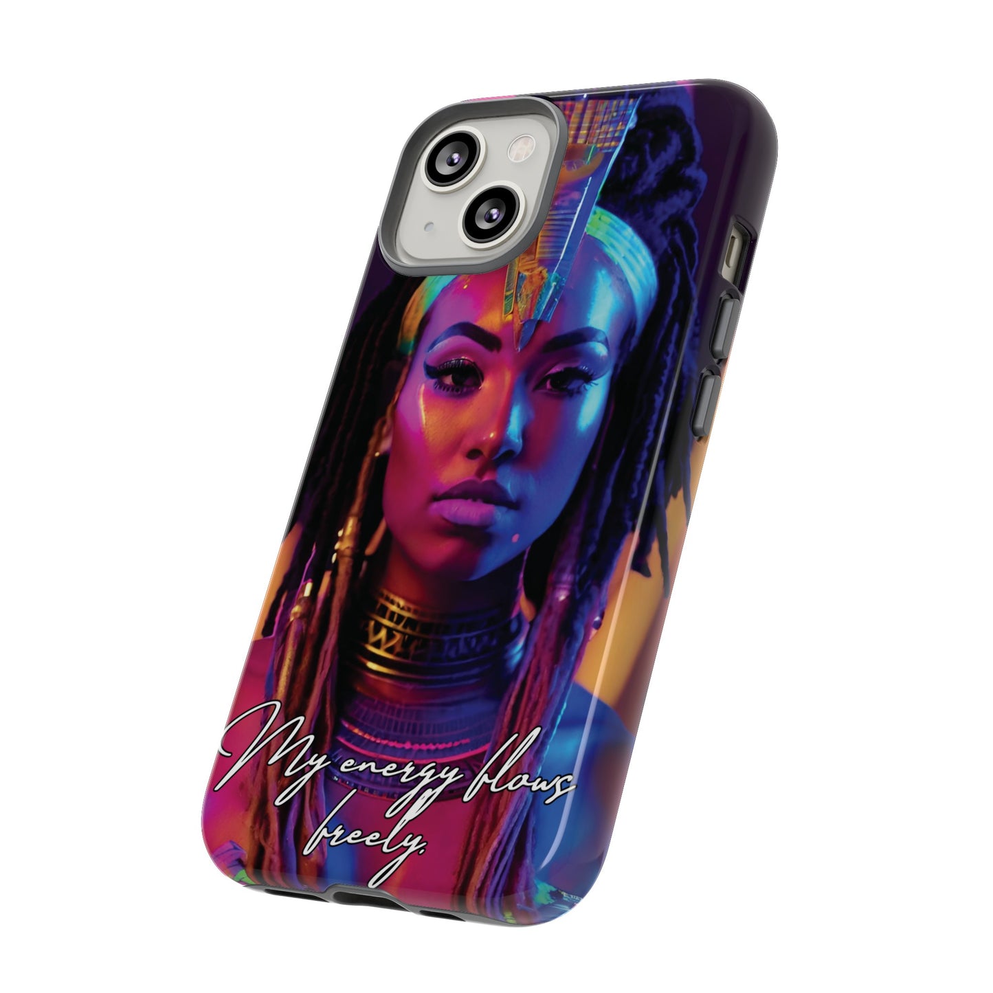 'Neon Goddess' Everflow Luminex Phone Case