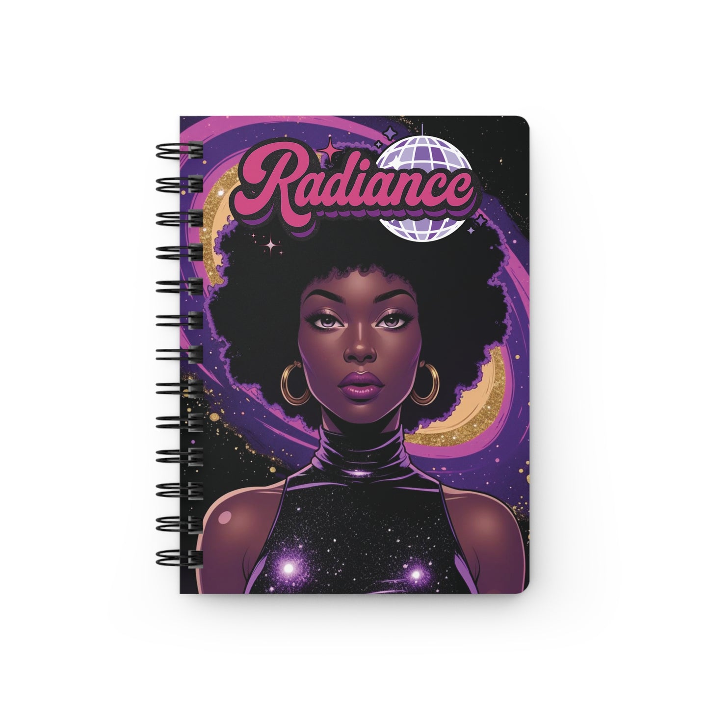 Cosmic Radiance Spiral Notebook