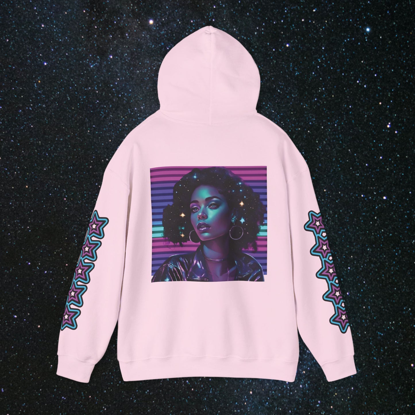Retro Radiance - Women's Pullover Hoodie