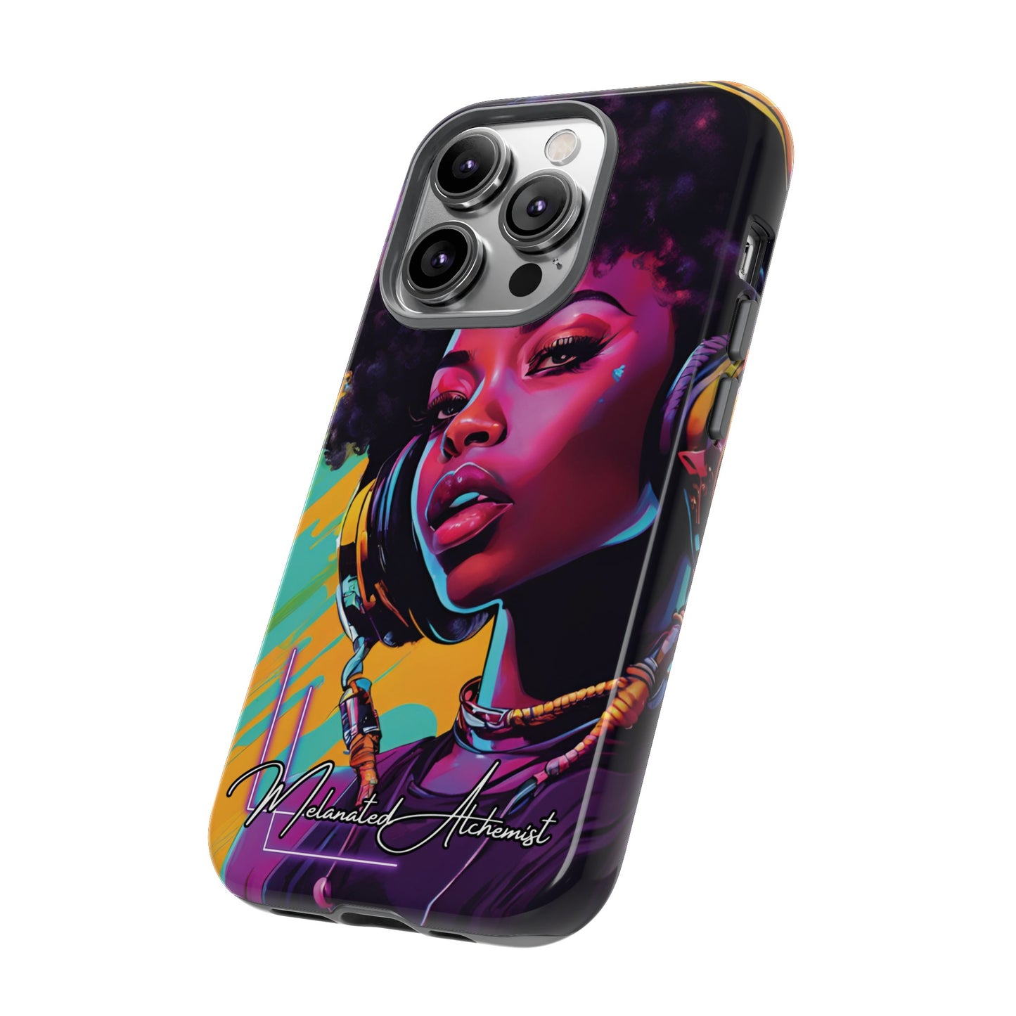 NoirAlchemy Glow - Transmute Woman Luminex Phone Case