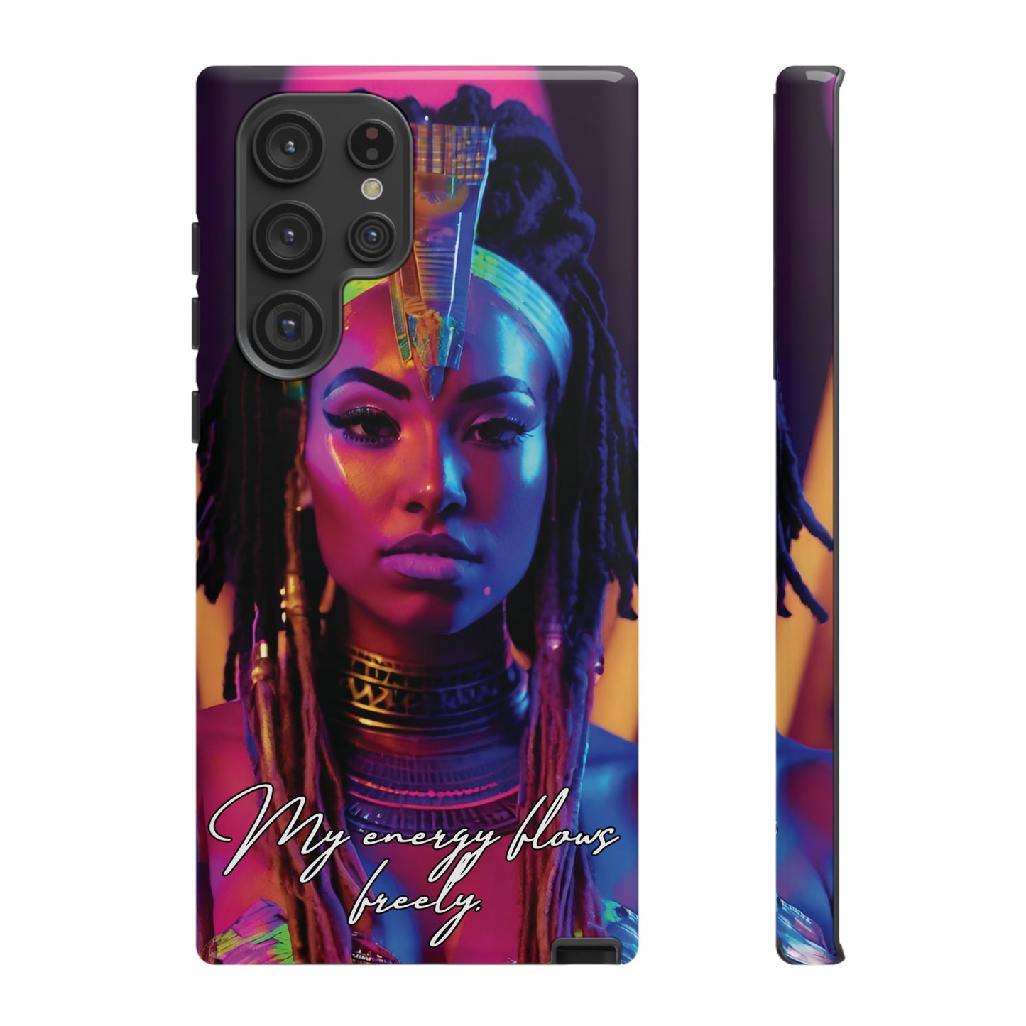 'Neon Goddess' Everflow Luminex Phone Case