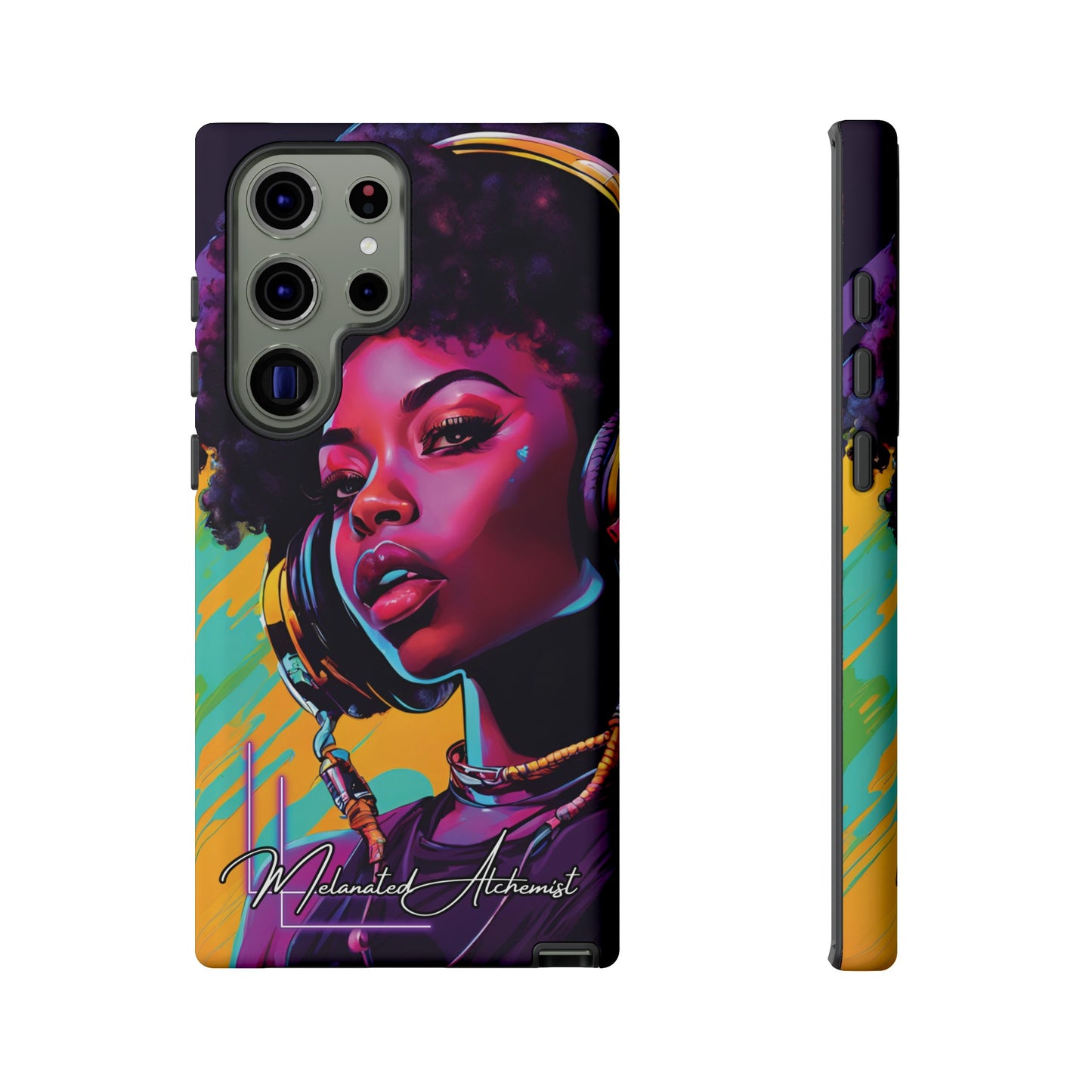 NoirAlchemy Glow - Transmute Woman Luminex Phone Case