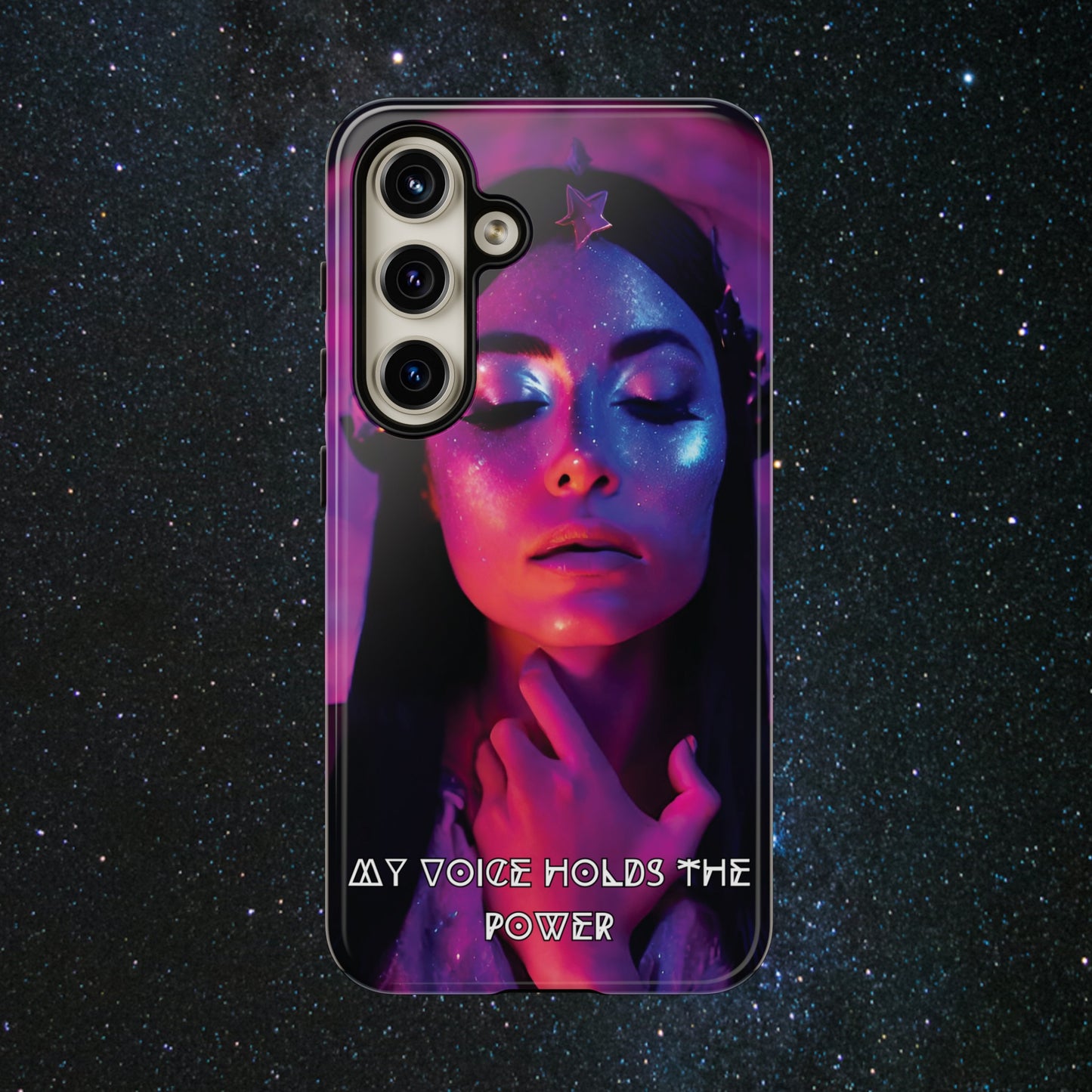 'Neon Goddess' Power Luminex Phone Case