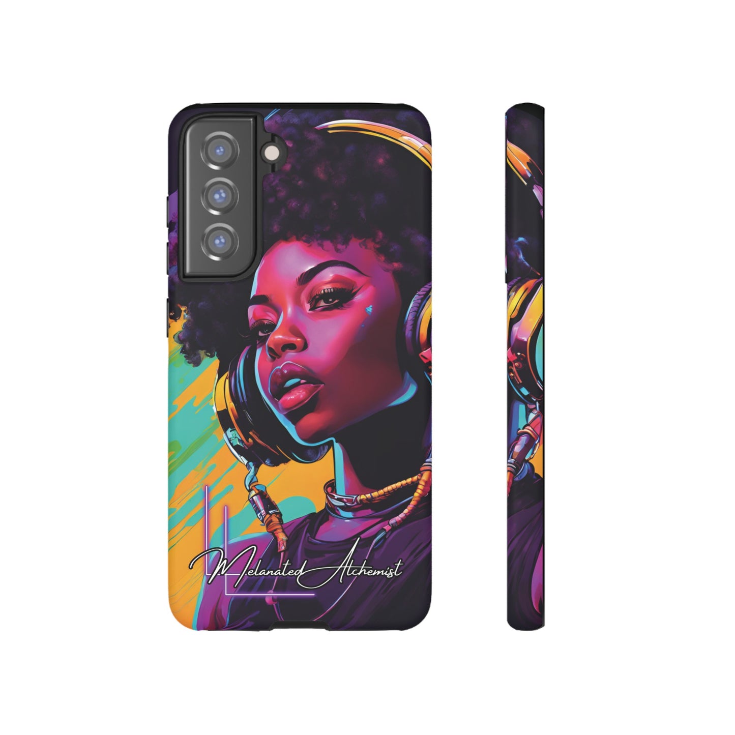 NoirAlchemy Glow - Transmute Woman Luminex Phone Case