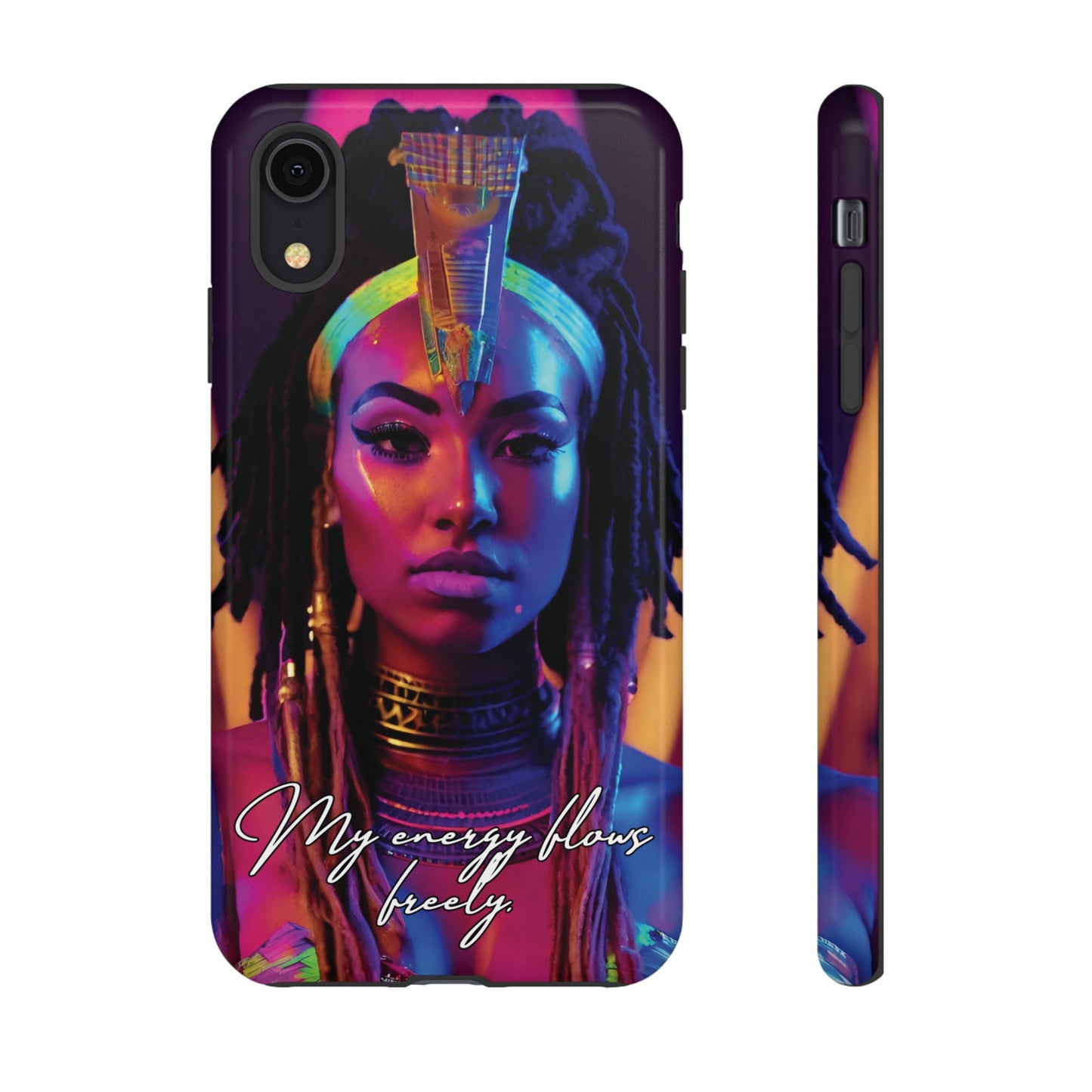 'Neon Goddess' Everflow Luminex Phone Case