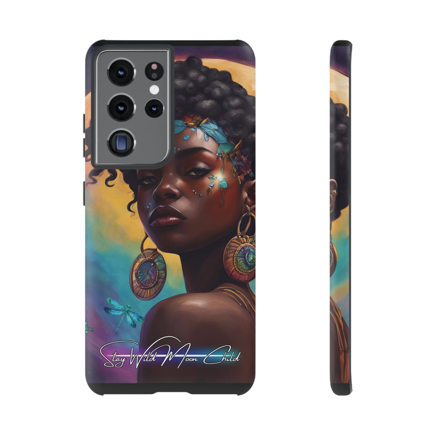 Stay Wild Moon Child - Noir Luminex Phone Case