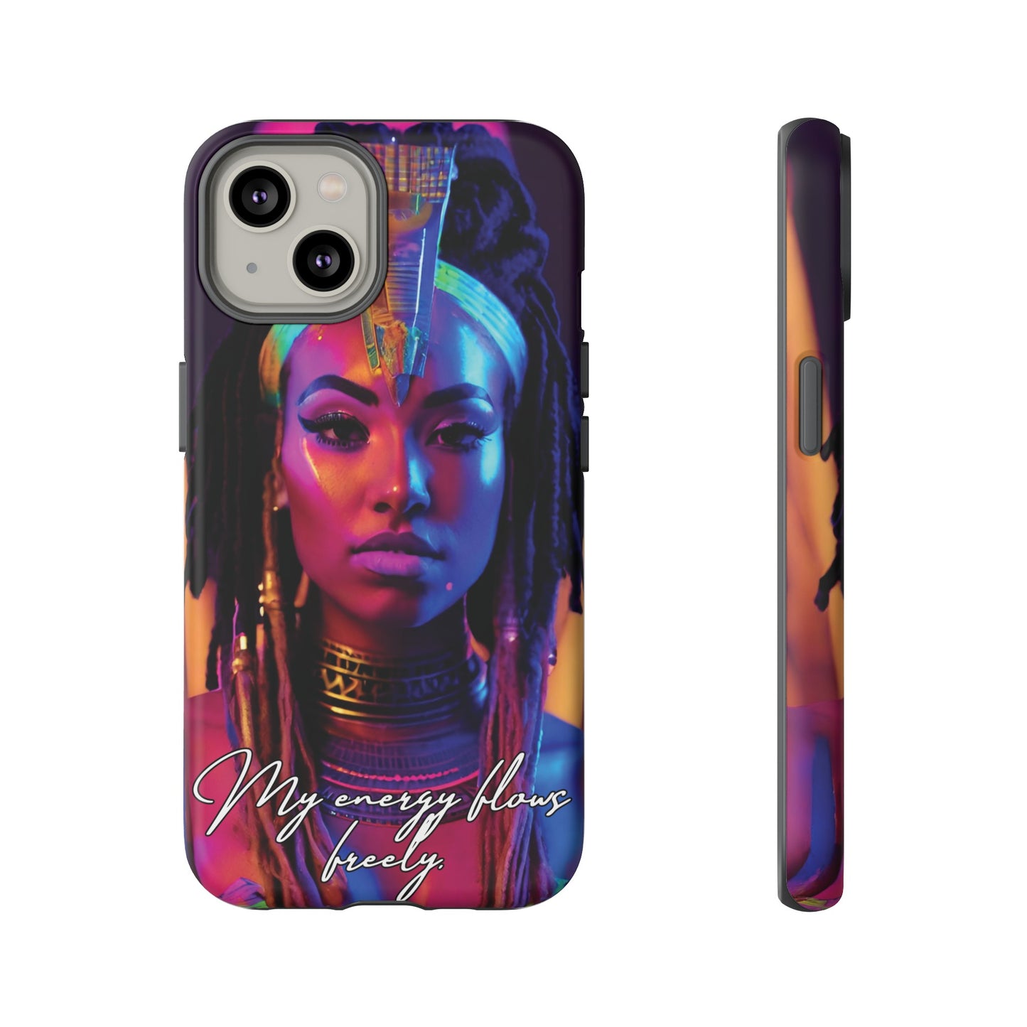 'Neon Goddess' Everflow Luminex Phone Case