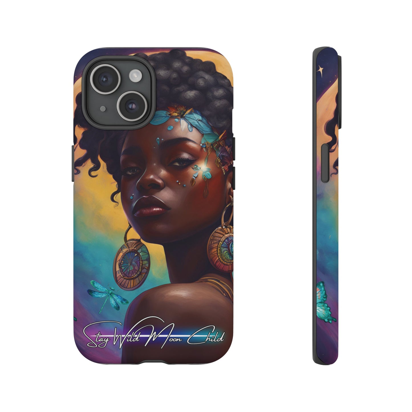 Stay Wild Moon Child - Noir Luminex Phone Case