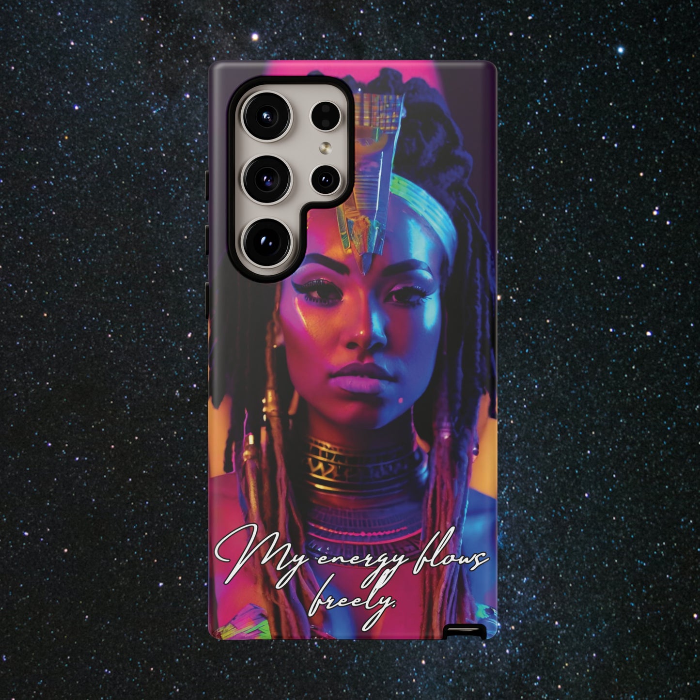 'Neon Goddess' Everflow Luminex Phone Case