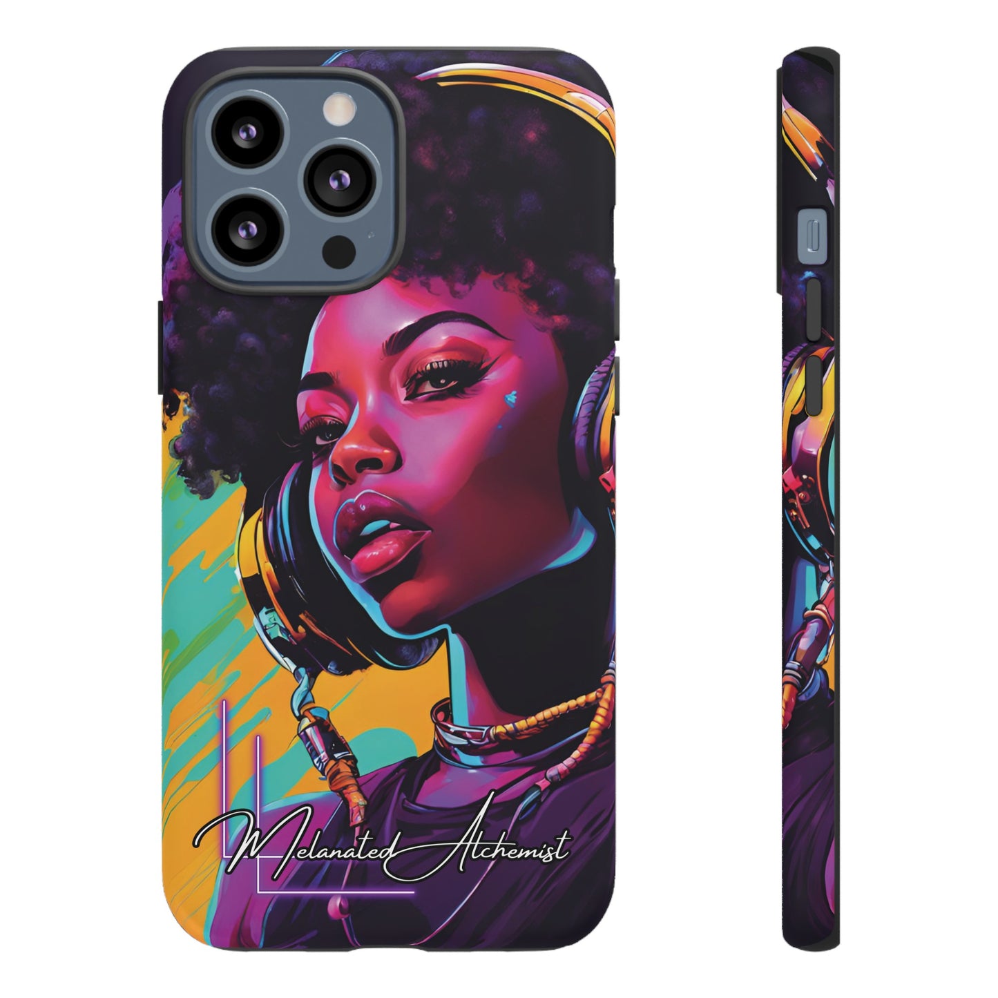 NoirAlchemy Glow - Transmute Woman Luminex Phone Case