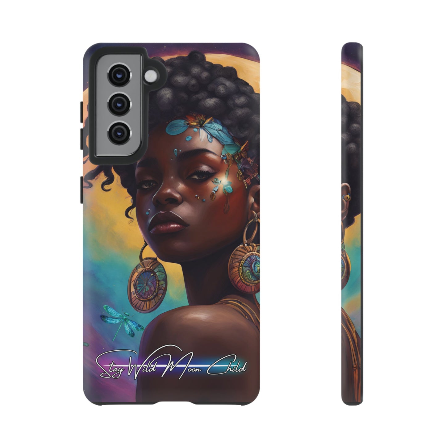 Stay Wild Moon Child - Noir Luminex Phone Case
