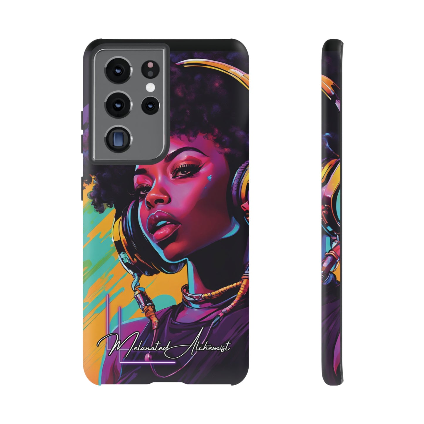 NoirAlchemy Glow - Transmute Woman Luminex Phone Case