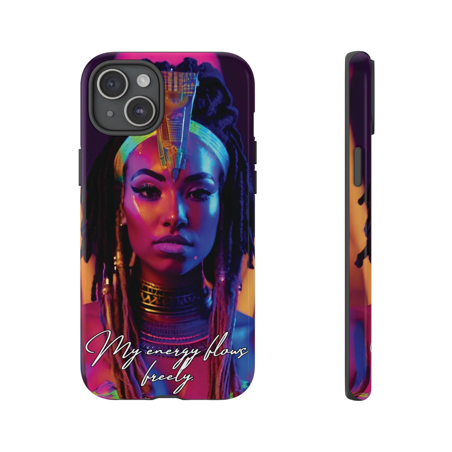 'Neon Goddess' Everflow Luminex Phone Case