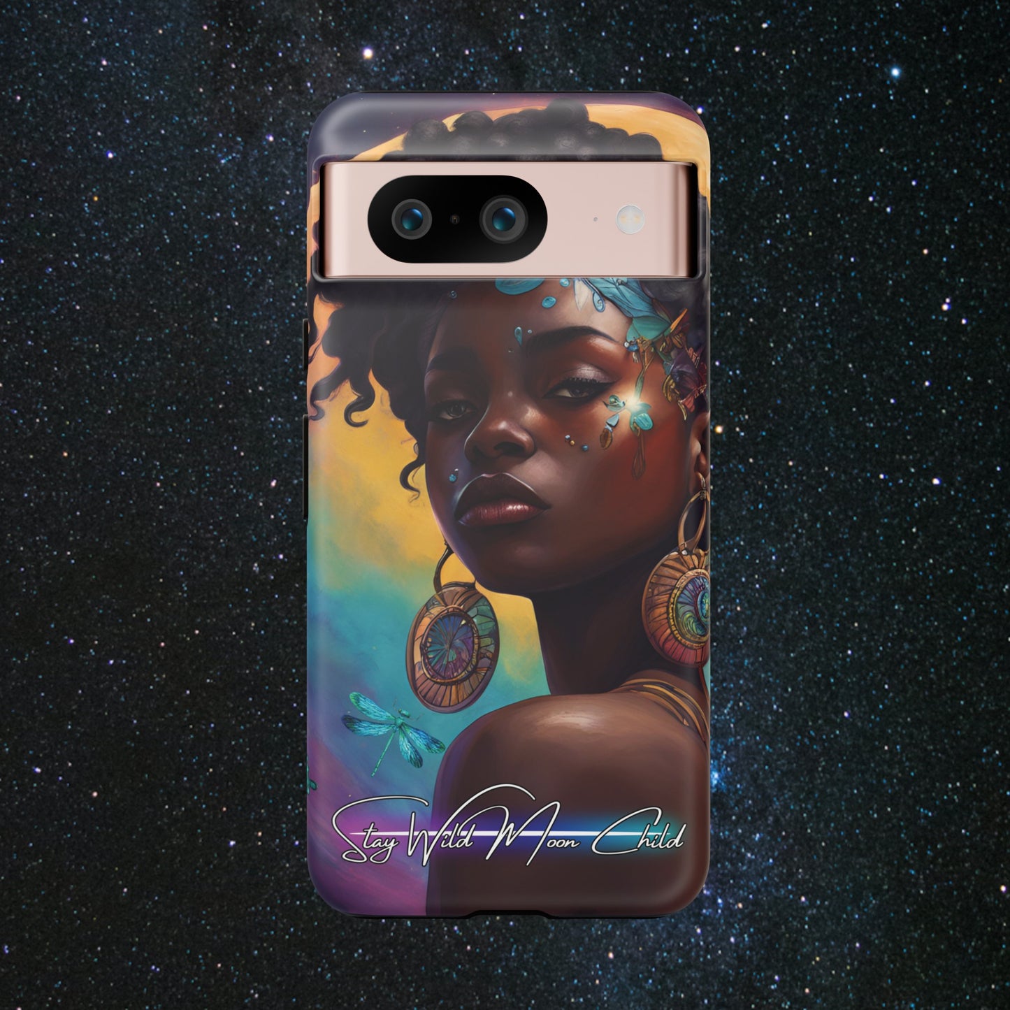 Stay Wild Moon Child - Noir Luminex Phone Case