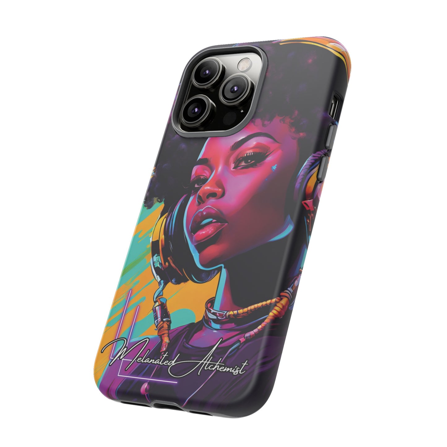 NoirAlchemy Glow - Transmute Woman Luminex Phone Case